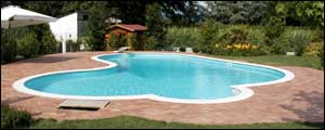 Esempio di alcune piscine fuori terra installate da Iv Piscine - VICENZA